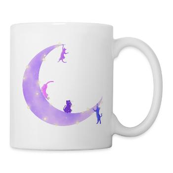 Cats on the Moon - Mug - white - Right