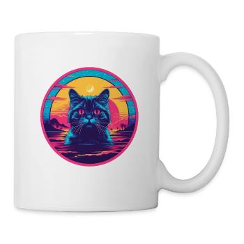 Sunrise Cat - Tasse - Weiß - Rechts