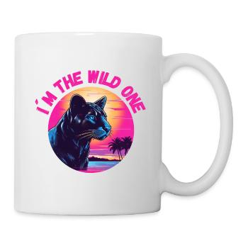 I m the wild one Panther - Tasse - Weiß - Rechts