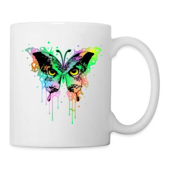 Eulenschmetterling 1 - Tasse - Weiß - Rechts