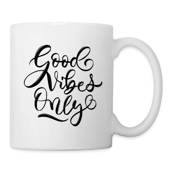 Good Vibes Only - Tasse - Weiß - Rechts