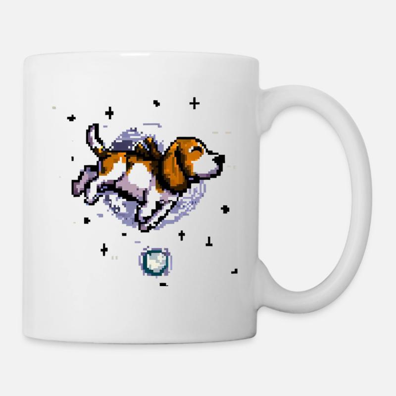 beagle - Tasse - Weiß