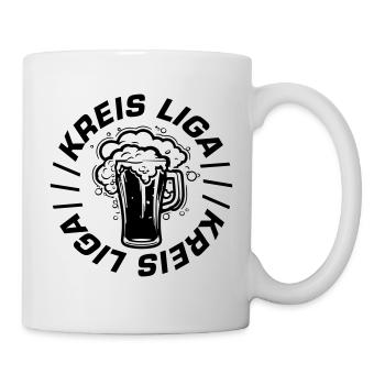 Kreis Liga - Tasse - Weiß - Rechts