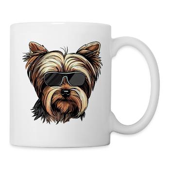 Shih Tzu Wearing Glasses - Mug - white - Right