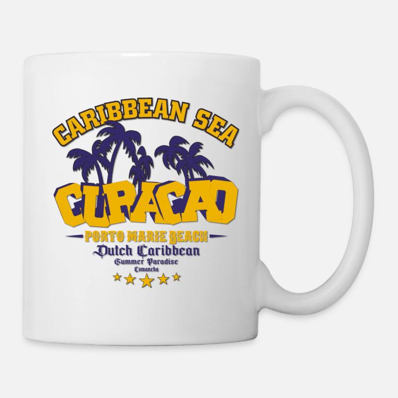 Curaçao Caraïbes - Mug blanc - blanc