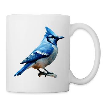 Blue jay bird - Mug - white - Right