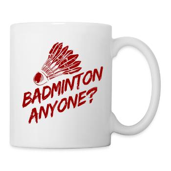 Badminton - Tasse - Weiß - Rechts