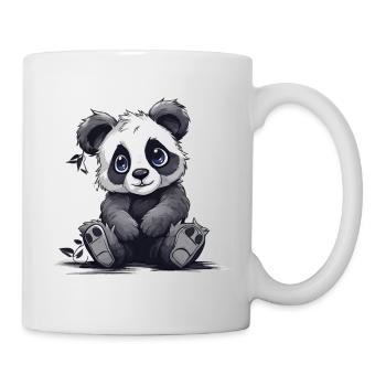 Panda mignon - Mug blanc - blanc - Droite