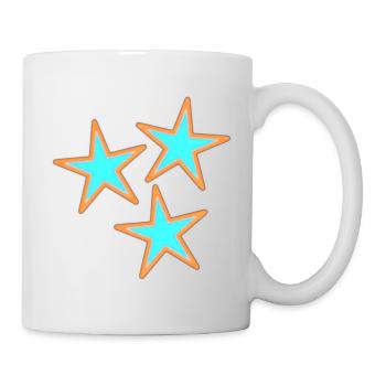 STAR. STARS. STAR. FEAST. ANNIVERSARY. CHRISTMAS - Mug - white - Right