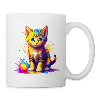 Colorful Kitty - Mug - white - Right