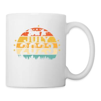 2023 Juillet - années de grandeur depuis juillet 2023 - Mug blanc - blanc - Droite