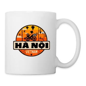 Hanoi Vietnam - Tasse - Weiß - Rechts
