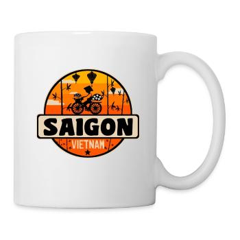 Saigon Vietnam - Tasse - Weiß - Rechts