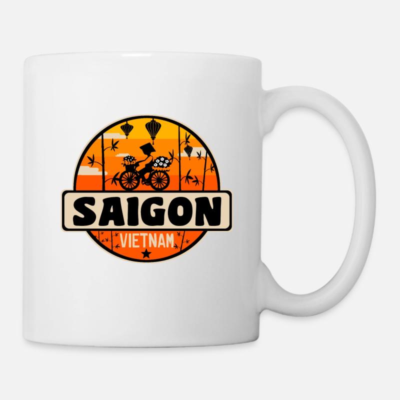 Saigon, Viêt Nam - Mug blanc - blanc