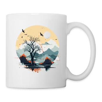 Mountain, Landscape, Nature - Mug - white - Right