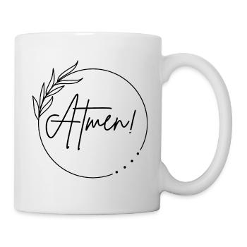 Atmen! - Tasse - Weiß - Rechts
