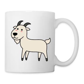 Mountain Goat Comic Animal - Mug - white - Right