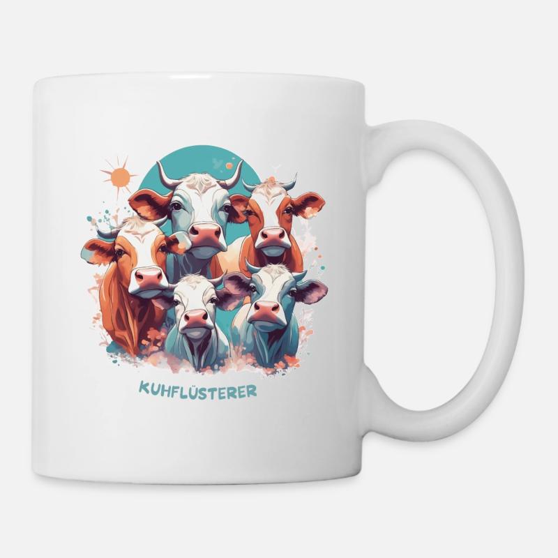 Kuhflüsterer - Tasse - Weiß