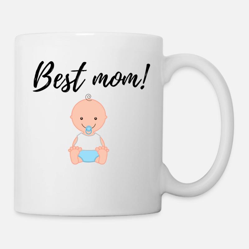 Best mom - Tasse - Weiß