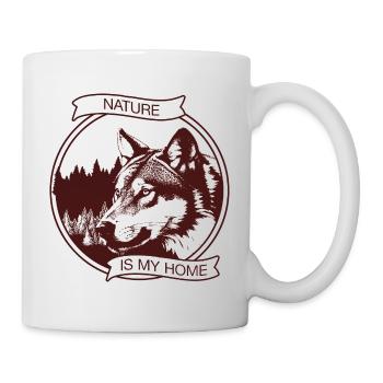 nature is my home - Mug - white - Right