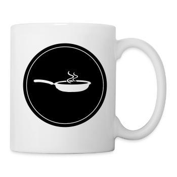 Pfanne Koch - Tasse - Weiß - Rechts