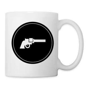 Weapon Symbol Pistol - Mug - white - Right