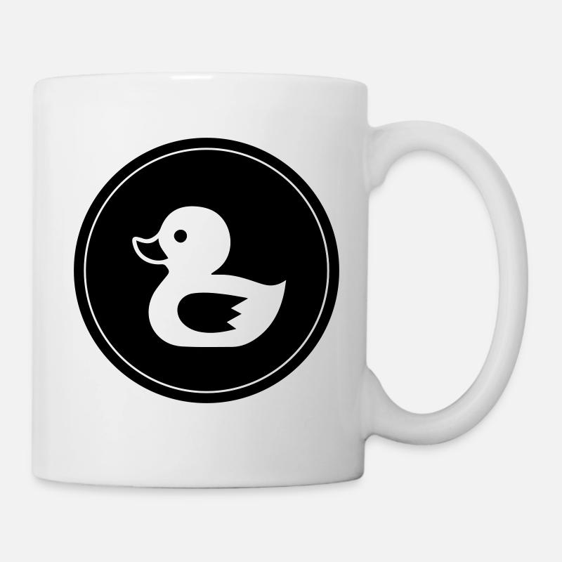 Icône de canard - Mug blanc - blanc