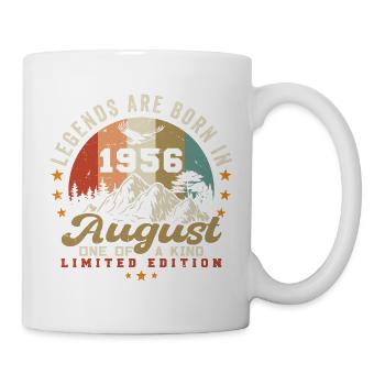 Legenden wurden im August 1956 geboren 1956 August - Tasse - Weiß - Rechts