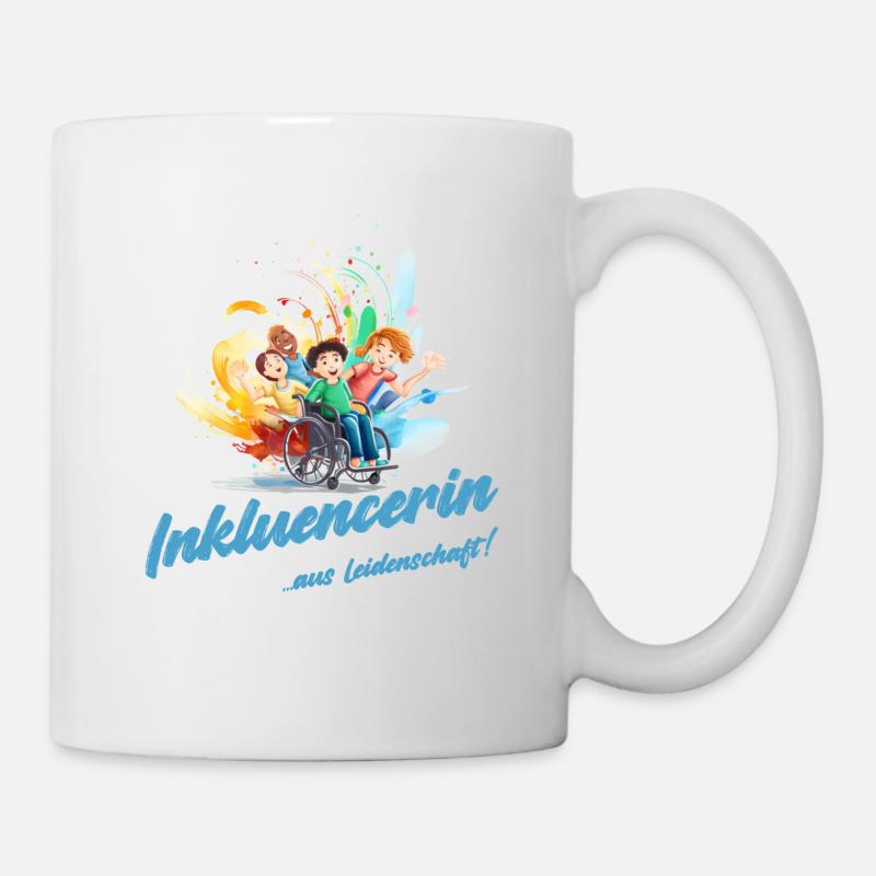 Inkluencerin aus Leidenschaft - Tasse - Weiß