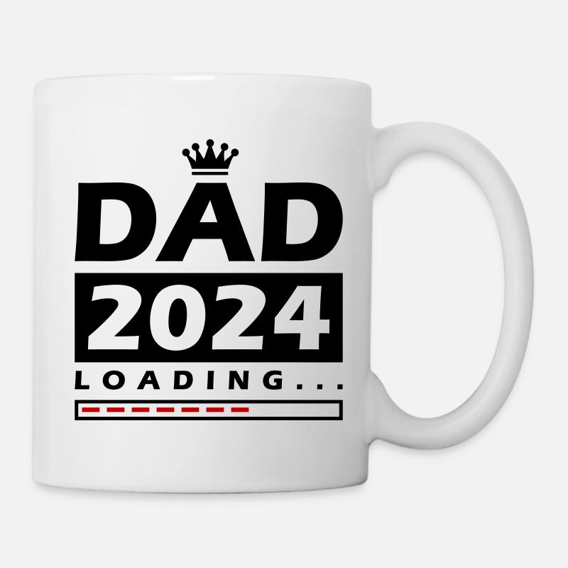 Dad 2024 Loading Papa - Tasse - Weiß