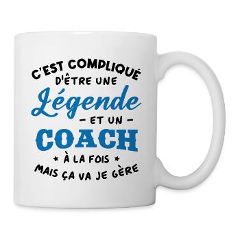 Legend and Coach - Mug - white - Right