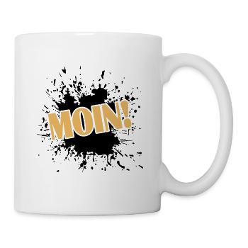Moin - Tasse - Weiß - Rechts