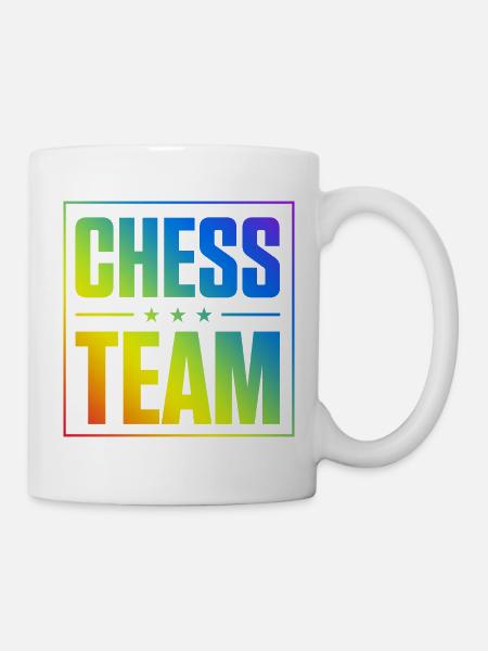 Chess Team - Tasse - Weiß