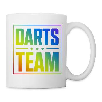Darts Team - Tasse - Weiß - Rechts