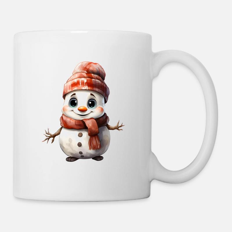 Schneemann - Tasse - Weiß