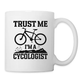 Fahrrad Radfahren - Tasse - Weiß - Rechts
