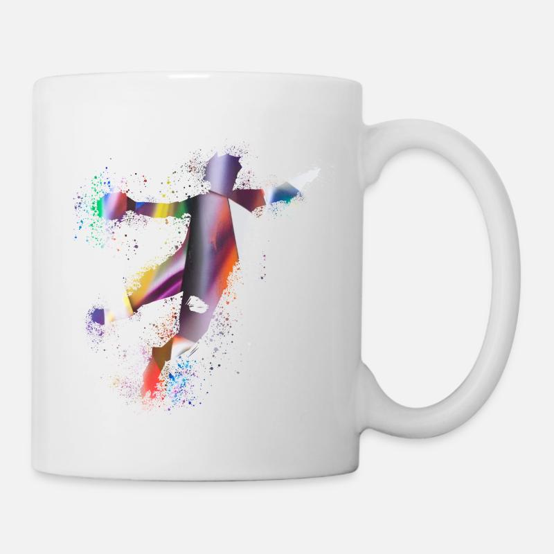 Handball, handballer, Beachhandball,Graffiti - Tasse - Weiß