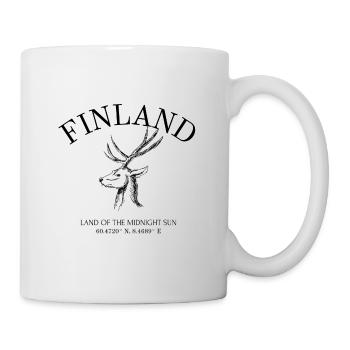 Finlande - Finlande - Helsinki - Scandinavie - Mug blanc - blanc - Droite