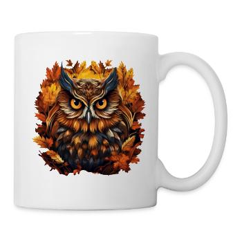 Autumn Owl - Mug - white - Right