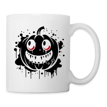 Pumpkin Creepy Halloween Theme - Mug - white - Right