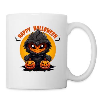 Joyeux monstre d’Halloween - Mug blanc - blanc - Droite
