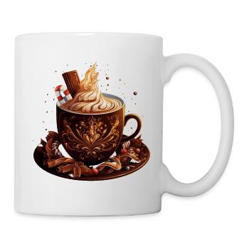 Hot Chocolate Mug I Chocolate Lover I Hot - Tasse - Weiß - Rechts
