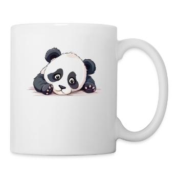 Nö Einfach Nö No Nein Panda Bär Süß Lustig Spruch - Tasse - Weiß - Rechts