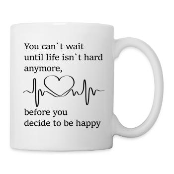 Decide to be Happy - Mug - white - Right
