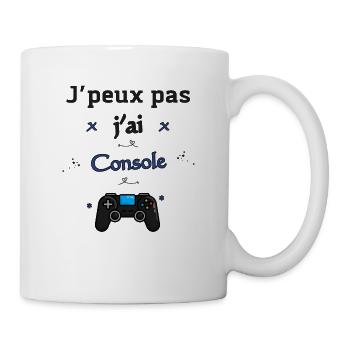 J'peux pas j'ai Console - Mug blanc - blanc - Droite
