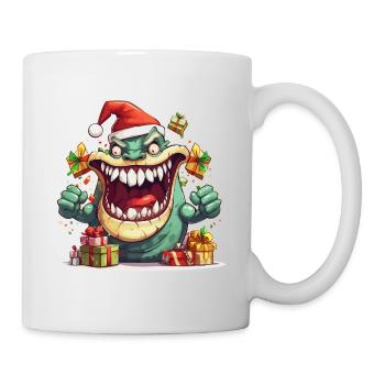 Christmas Gifts Monster Funny Humor Ugly - Mug - white - Right