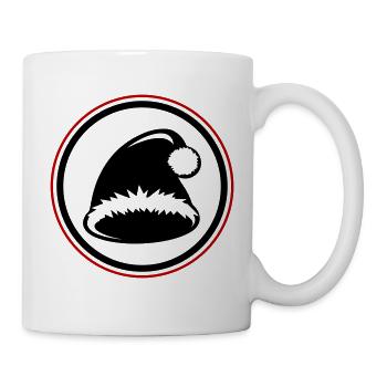 Bonnet de Noël Père Noël chapeau symbole - Mug blanc - blanc - Droite