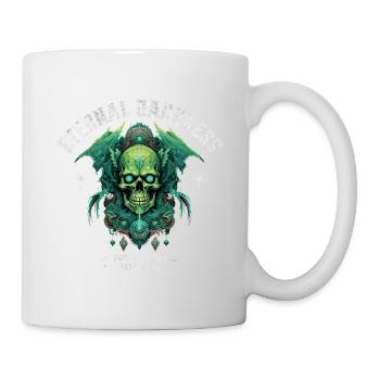Skull Skull Skeleton Dark Dark - Mug - white - Right
