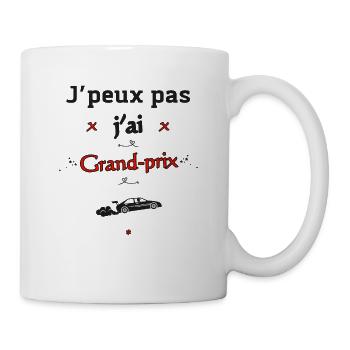 J'peux pas j'ai Grand-prix - Mug blanc - blanc - Droite