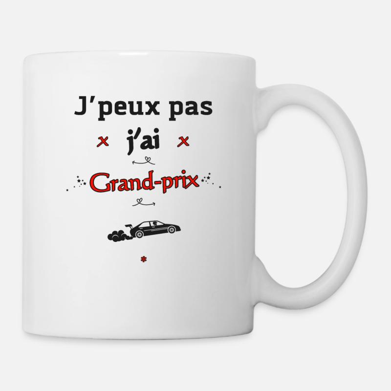 J'peux pas j'ai Grand-prix - Mug blanc - blanc